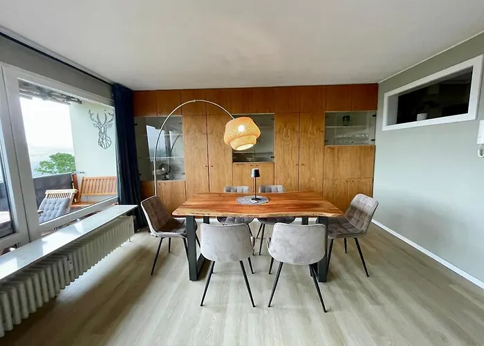 公寓 Loreley - Panorama Mit Penthouse-feeling